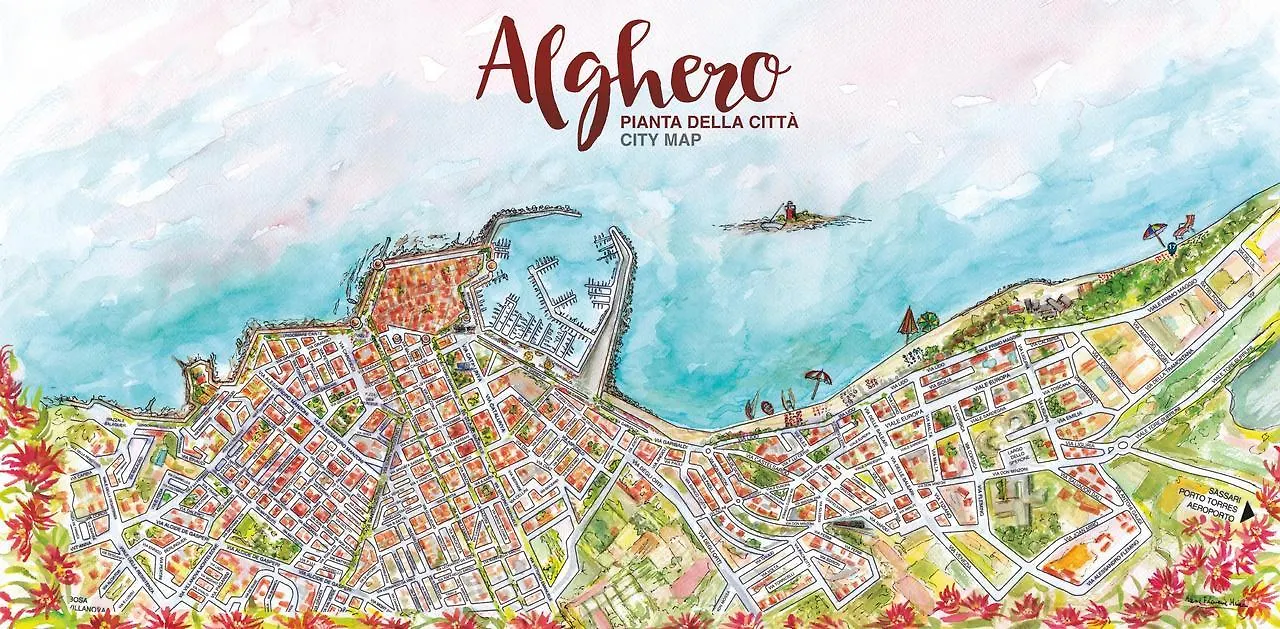 Lägenhet Trilocale Via Aggius 19 Hotell Alghero